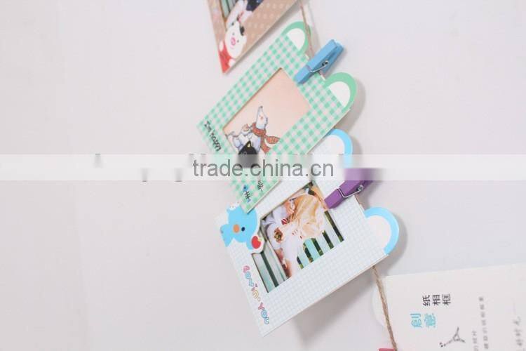 10pcs/set 3Inches Fancy Wall Hanging Baby Photo Picture Frame