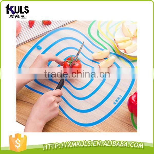 Creative clear plastic board Transparent plastic chopping board