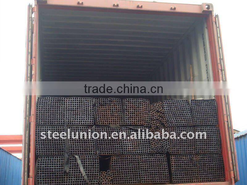 square steel tube (factory)/steel hollow tube/black tube