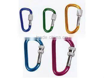 Aluminum Screw Lock Mountaineering Carabiner
