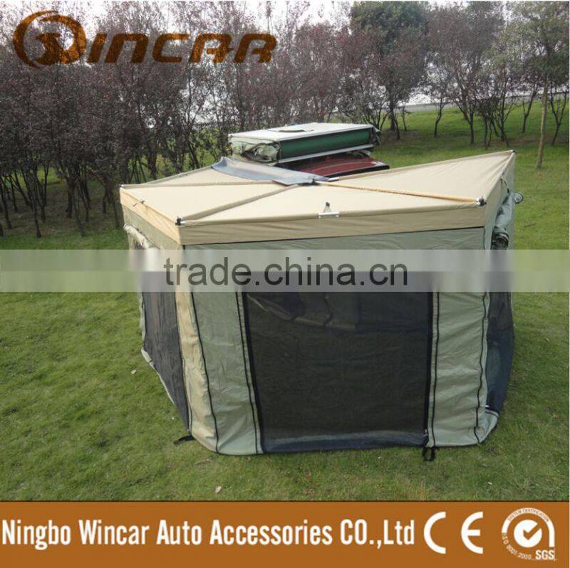 270 degree foxwing awning retractable car side awning