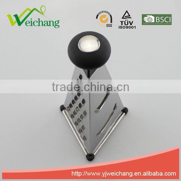 WCGT201 3 sides vegetable kitchen graters stainless steel cheese carrot grater