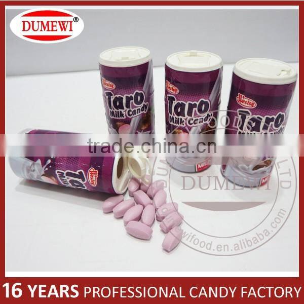 Halal Certificated Confectionery Slice Taro Bulk Candy Milk