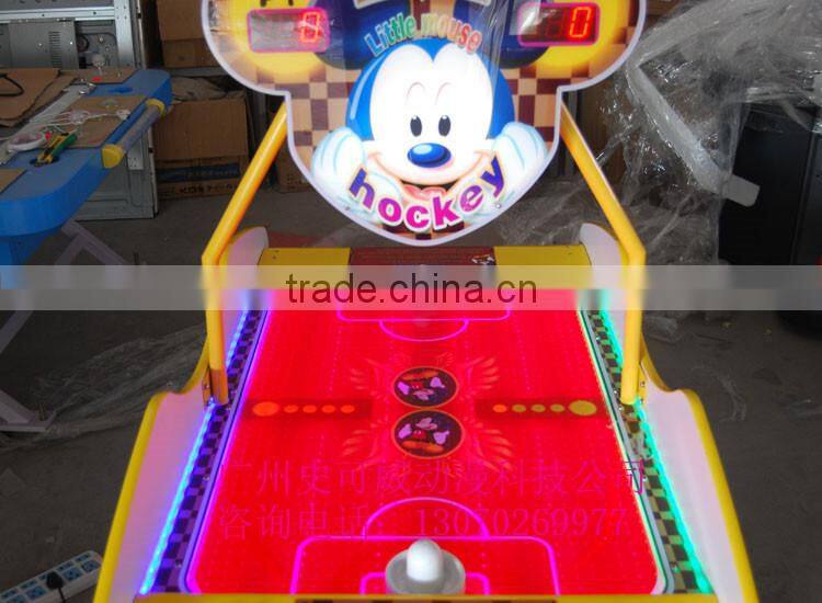 Funny kids airhockey games machines/DF-L210 colorful MINI mouse hockey games
