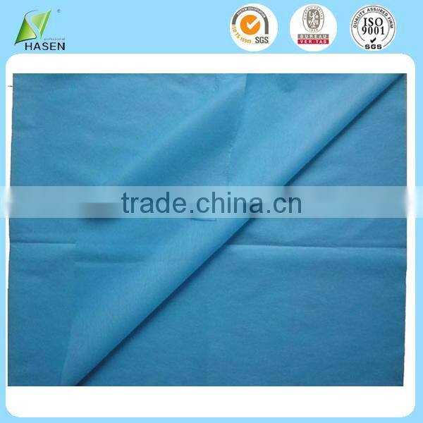 Medical consumable rolled PP fabric disposable bedsheets