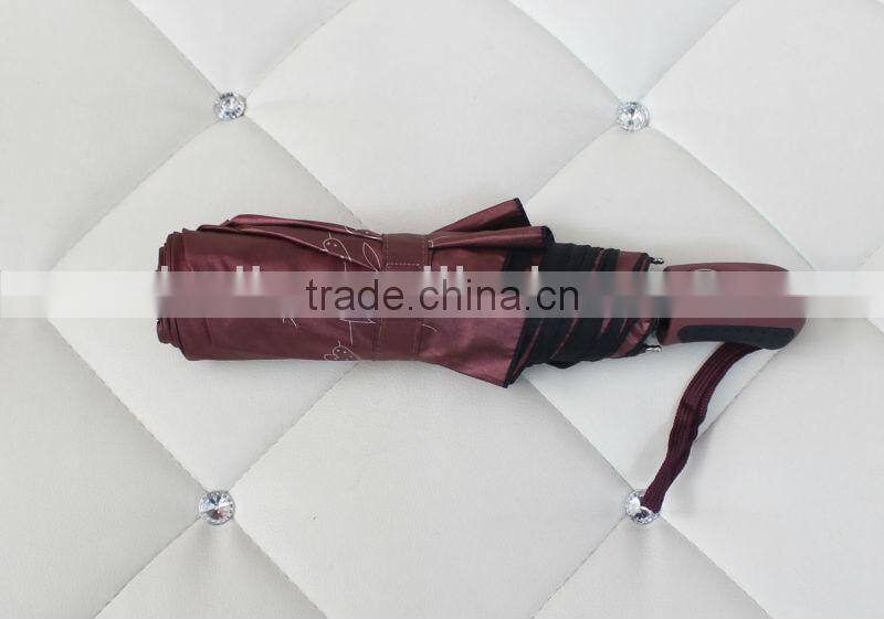 3 Fold auto open and close promotional umbrella umbrella
