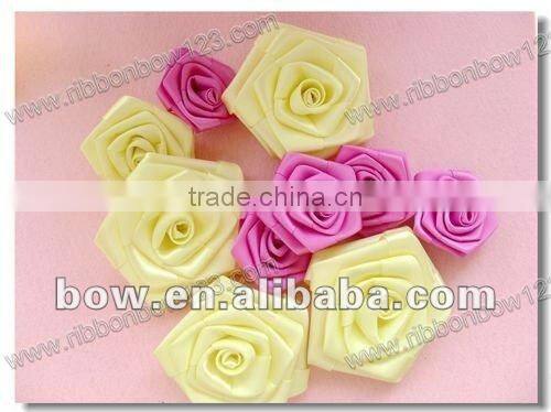 Ribbon artificial rose flowers decoration