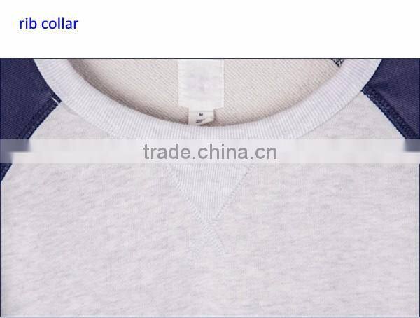 Mens wholesale crew neck heavy hoodies sweatshirt