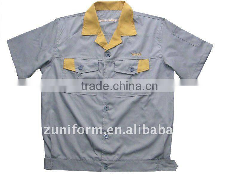 NEW!purple short sleeve worker uniform suit