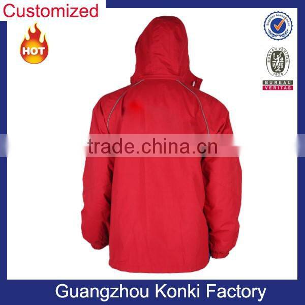 Fashion design with your oem logo waterproof and windproof for man custom jacket