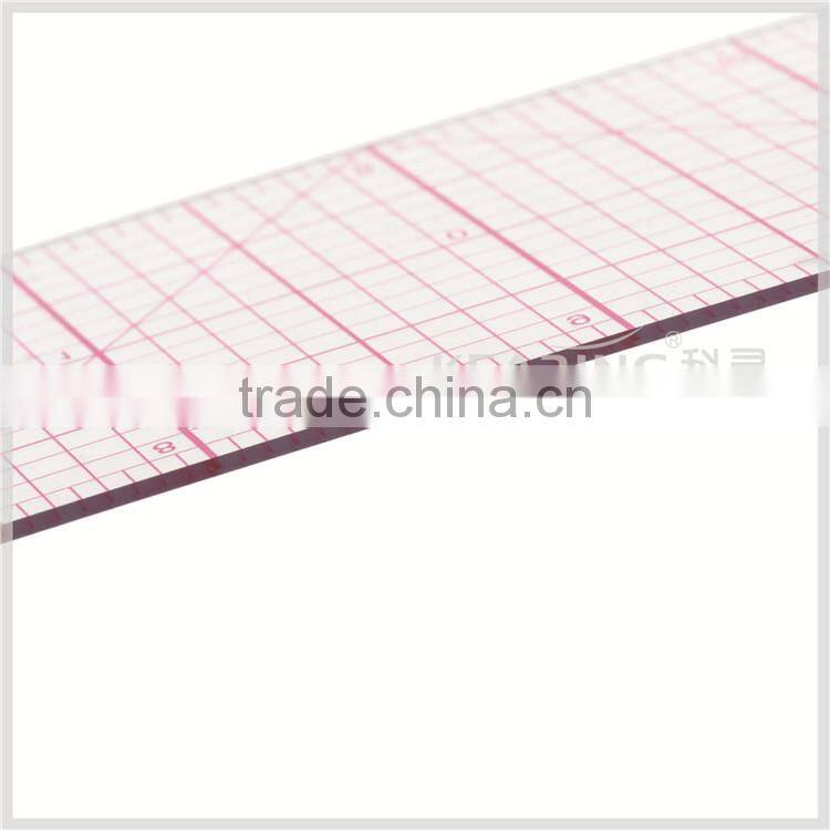 Kearing Super quality sandwich line printing flexible garment ruler for sewing students study using never paint-off 18"long#8085