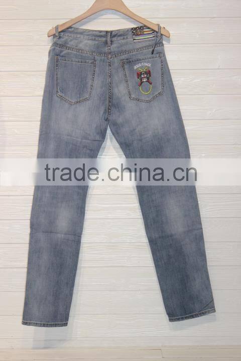 GZY New Trend Men's Pants Pattern wholesale no brand jeans stock