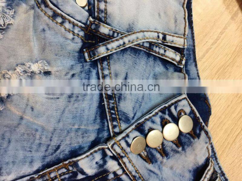 GZY latest design jeans shorts for women in high quality 2017