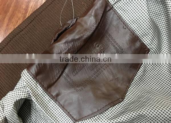 factory supply plus size PU apparel stock jacket