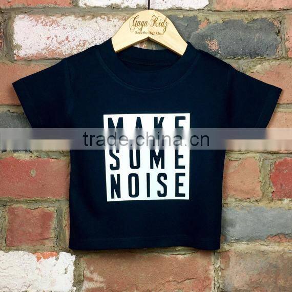 Latest Promotional Logo baby clothes Cheap Hot sale fashion wholesale kids boutique stripe long sleeve100%cotton t-shirt