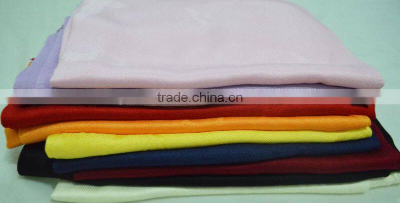 2015 Fashion lady classic hot popular plain soft bamboo fiber viscose shawl scarf
