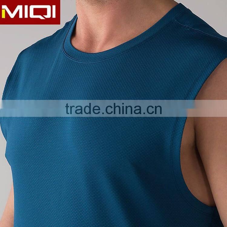 New fashion factory price Custom high quality men best breathable gym tank top