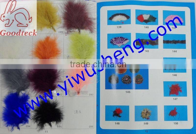 wholesale beautiful cheap ostrich puffs for hair accessory