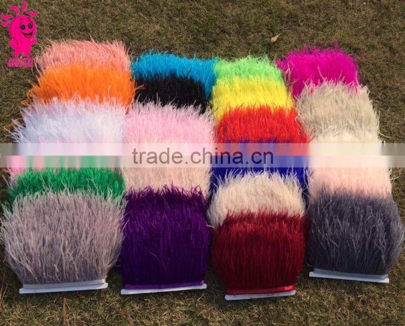 Wholesale manufacturers selling mixed color decotation ostrich feather