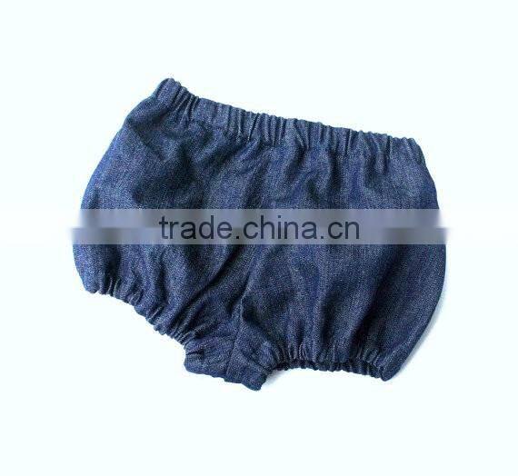 Blue denim baby shorts diaper cover for kids shorts boy shorts