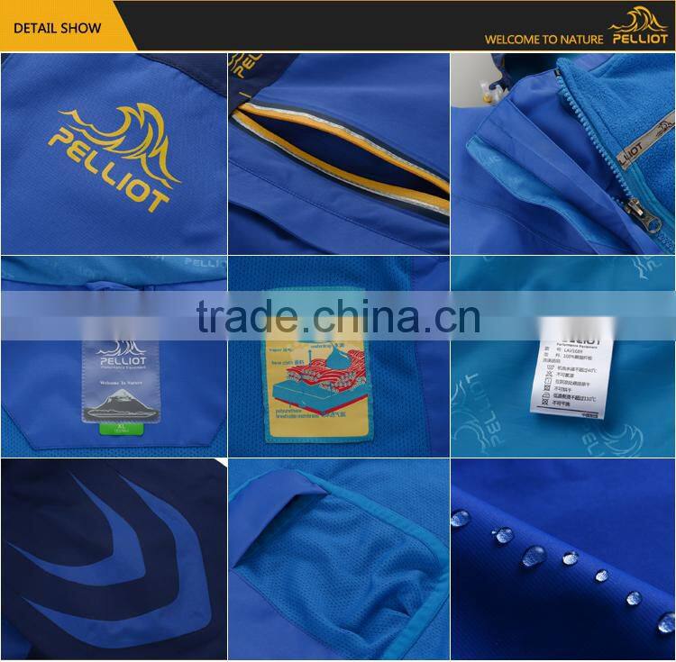 New Design Men's Winter Outdoor Fleece Layer Windbreaker 3 in 1 outdoor jacket