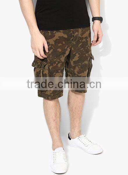 2017 Summer Camouflage Fabric Shorts Men Fashion Cargo Camo Shorts