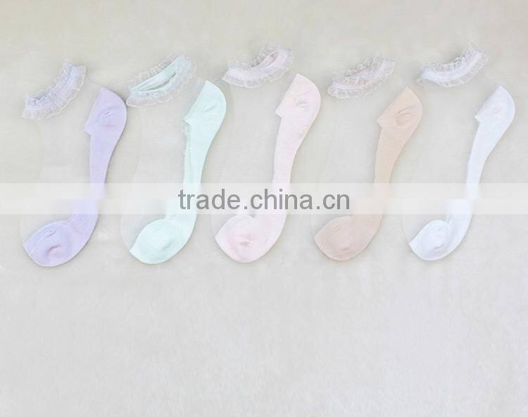 Fashion 20pcs/10pairs/lot Casual Crystal Silk Female Short Summer Sexy Transparent Elastic lace Socks Women