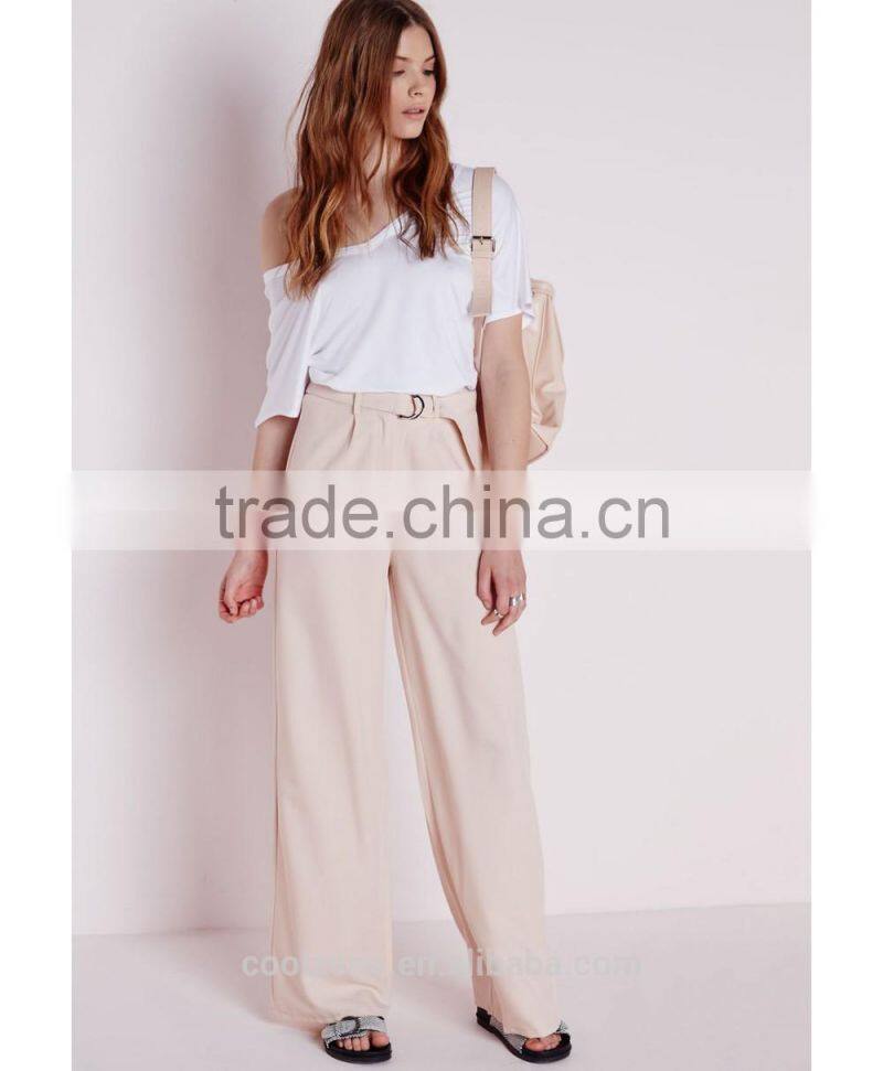 2015 fashion new design straight cotton women trousers