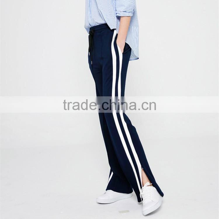 spring most fashion Thin side stripe yoga sweat pants and trouser for women