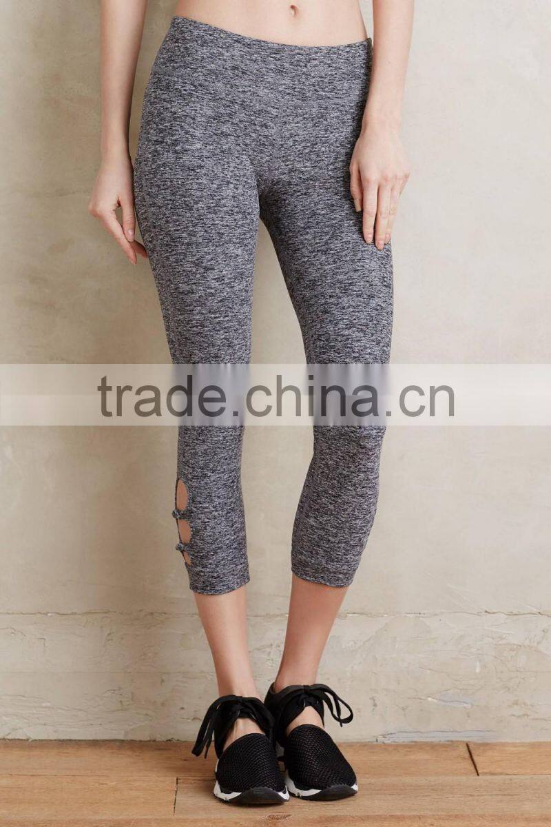 Custom Women Yoga Wear Polyester Spandex Dry Fit Sexy Gym Fitness Leggings