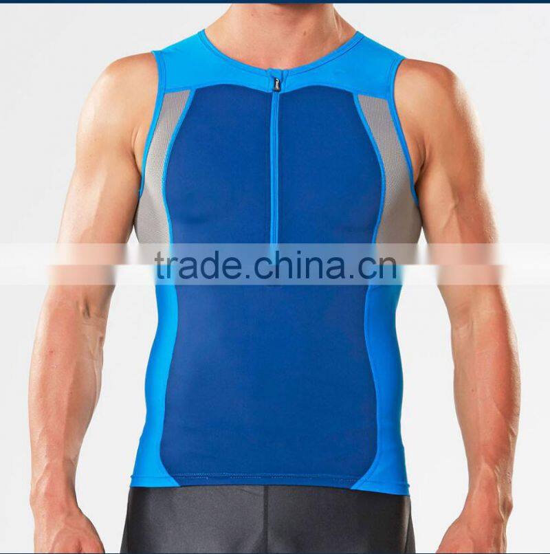 Factory Wholesale Sport Wear Men Fitness Gym Stringers Muscle Tank Tops
