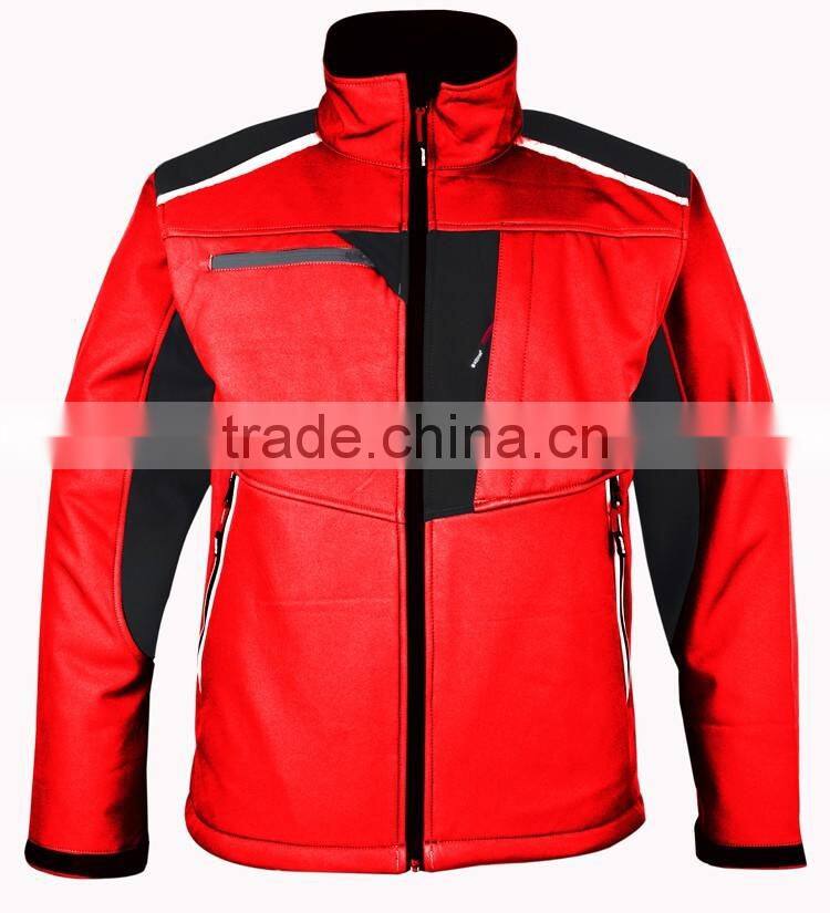 Waterproof workwear 3 layer soft shell jacket