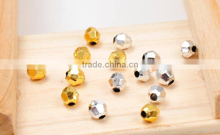 Wholesale Cut Gold & Silver Plating Beads
