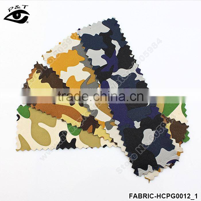 Colorful Synthetic Leather PU leather with artificial cotton fabric for clothing shoes bags