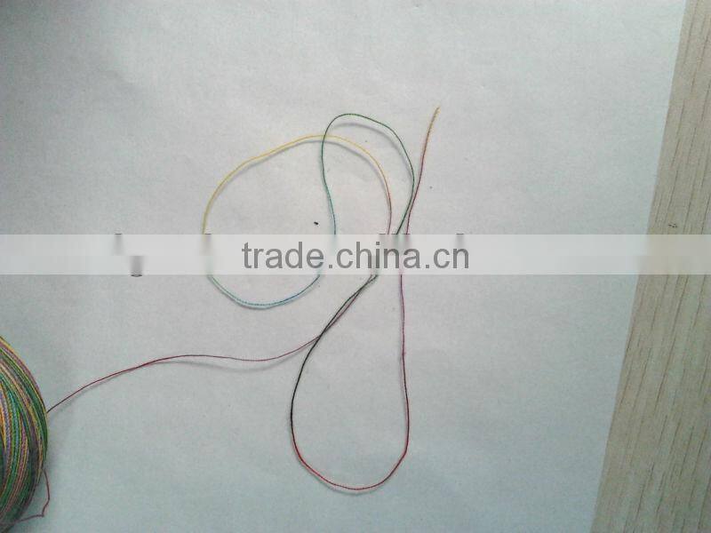 Multiple-color cotton sewing thread
