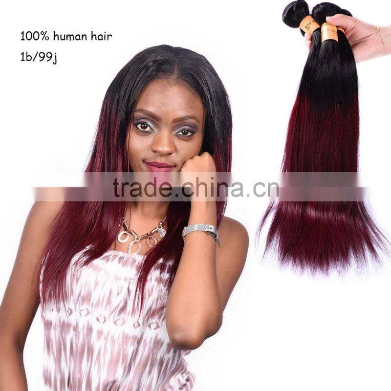 100gram Straight Ombre Hair Extensions Peruvian Human Hair