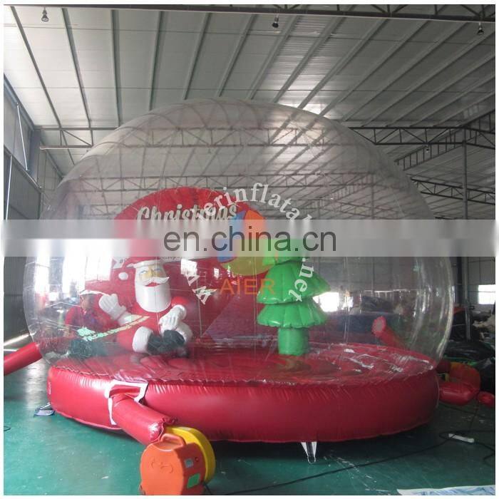 Hot sale Christmas decoration Red Inflatable Snow Ball