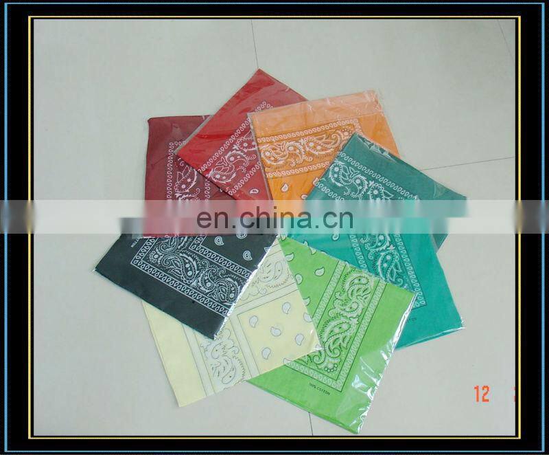 100% cotton men printed Handkerchief