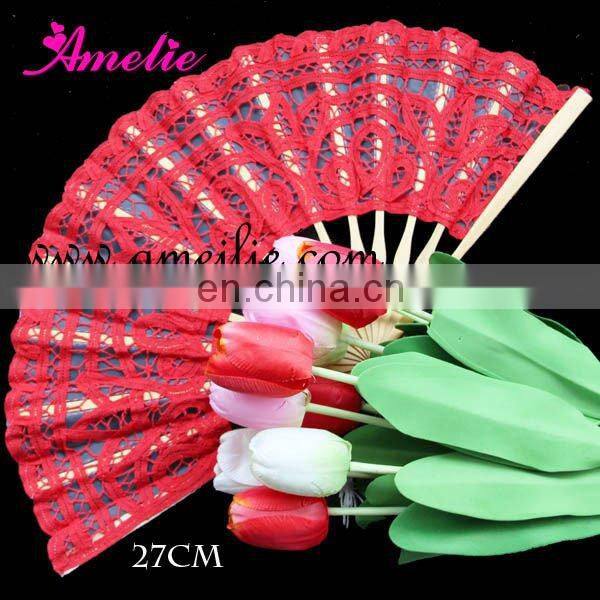 Lace fan mother day promotional gift