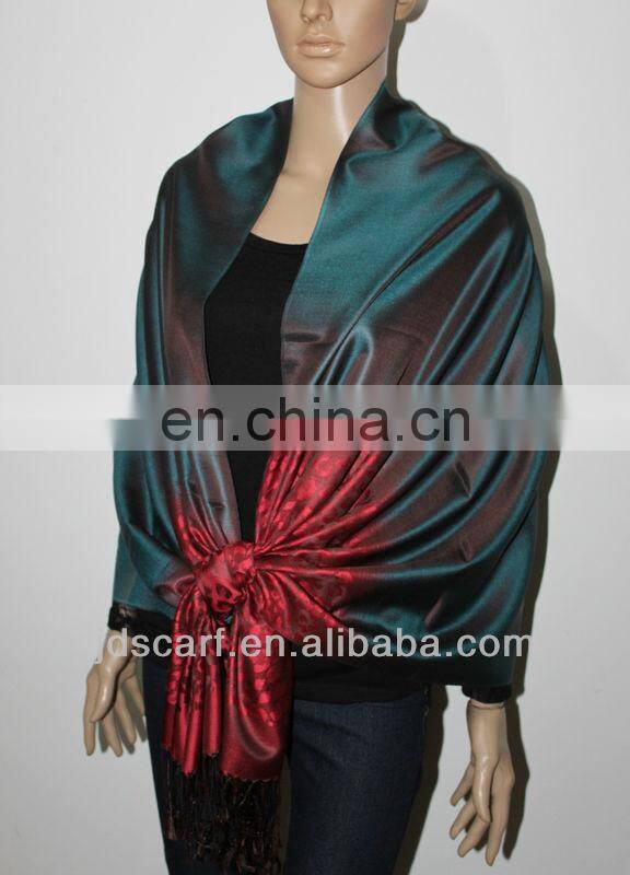 new hijab evening dress JDS-132# elegant luster and soft silk hijab