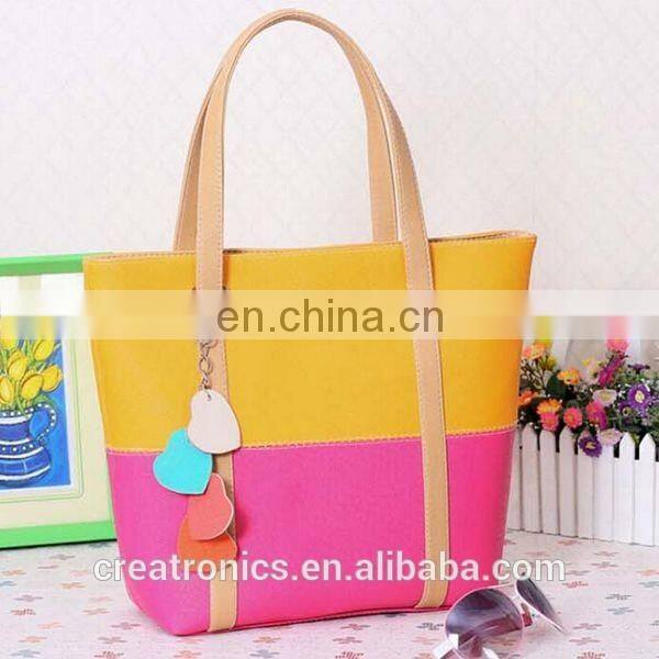 CR english amazon hot selling most popular ladies cheap bag high-capacity with fringe split joint pu leather beautiful hand bag