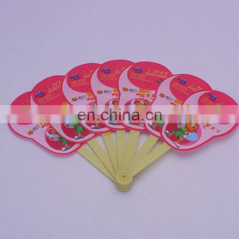 2017 Best selling on Alibaba custom plastic hand fan