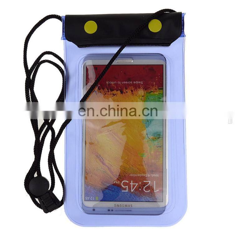 China made plastic waterproof mobile bag pvc phone bag water proof bag