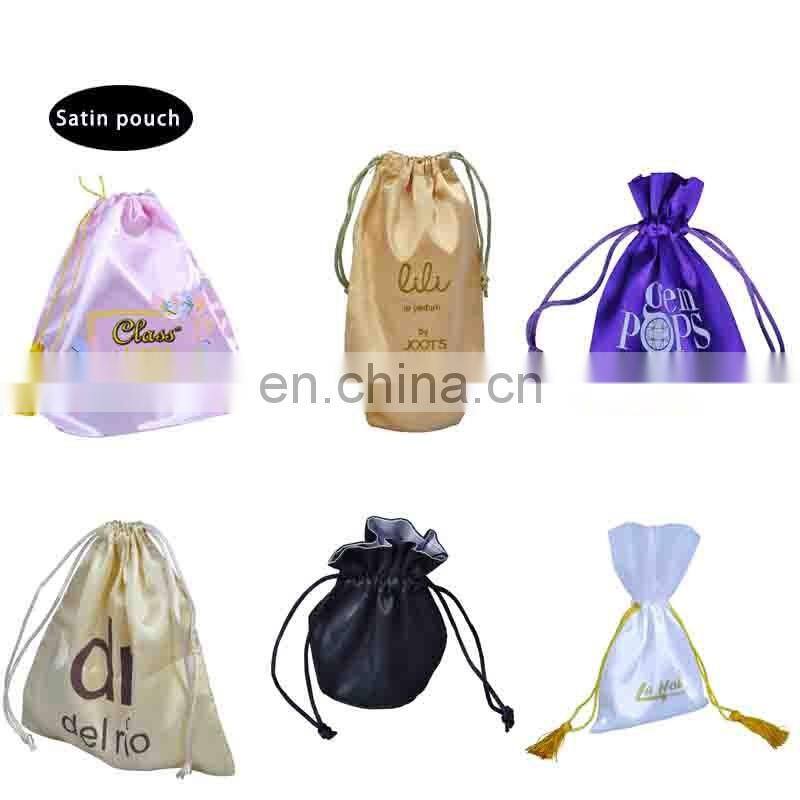 Satin Drawstring Dust Bags For Garments,black satin drawstring bag