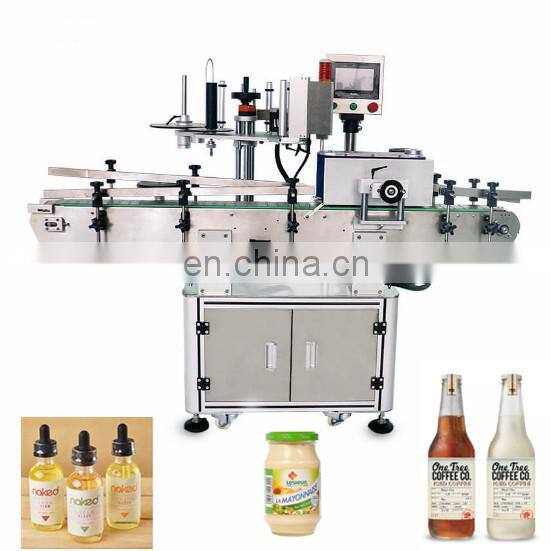 Square wine bottle/surface stickers labeling machine in low price