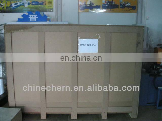 NC double-head automatic chamfering tube/pipe machine