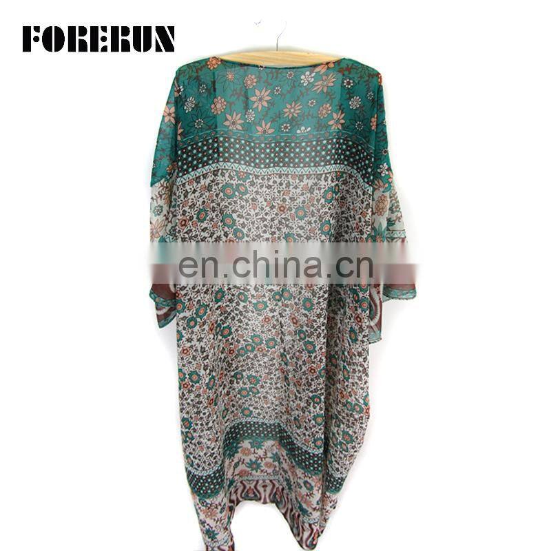 Cover Up Beach Wear Bikini 2019 Dresses For Women Pareo Tunics Summer 2019 Chiffon Lengthened Coastal Skirt Print Acetate Sierra