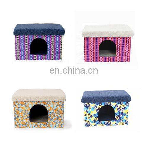 Hot Sale Winter Collapsible Pet Bed Portable Indoor Pet House Bed