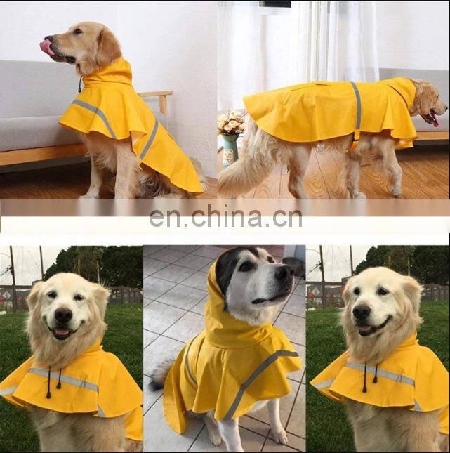 Top Quality Pet Dog Adjustable Pet Waterproof Raincoat