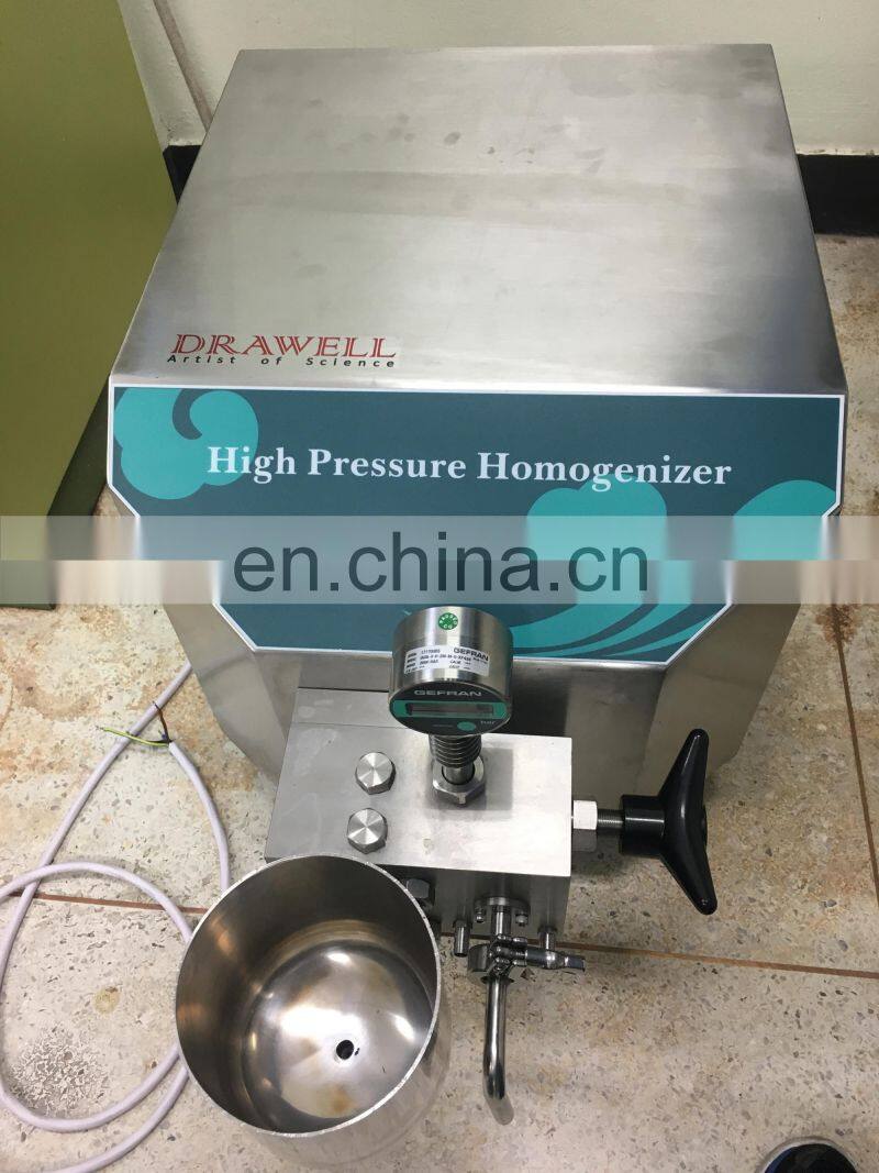 Laboratory ultra high pressure homogenizer with supplier price
